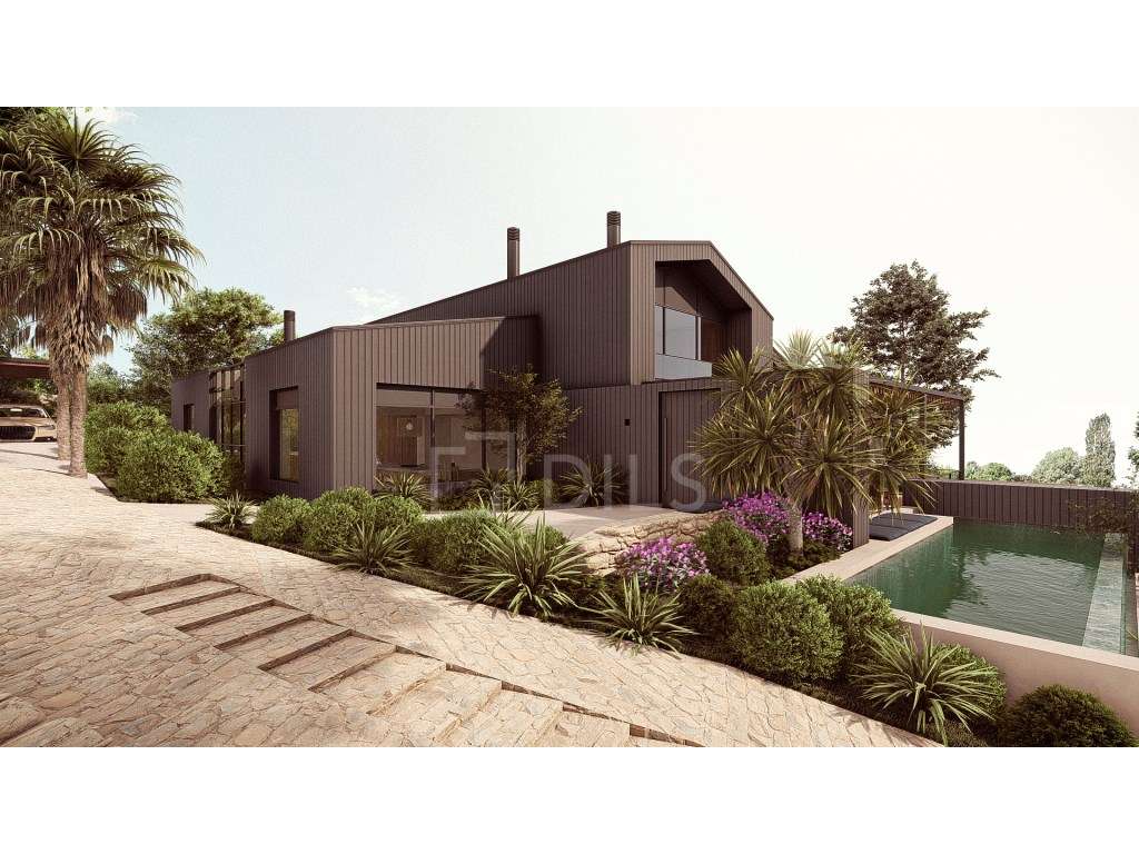 Moradia T4 em Colares, Sintra, com vista mar e piscina-11