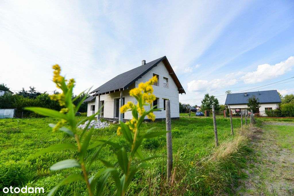 Nowy dom w stanie surowym – Tłuszcz, duża działka!-4