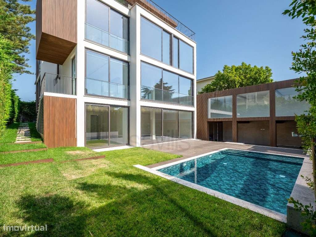 Moradia T5+1 com piscina, no Restelo, em Lisboa - Grande imagem: 2/24