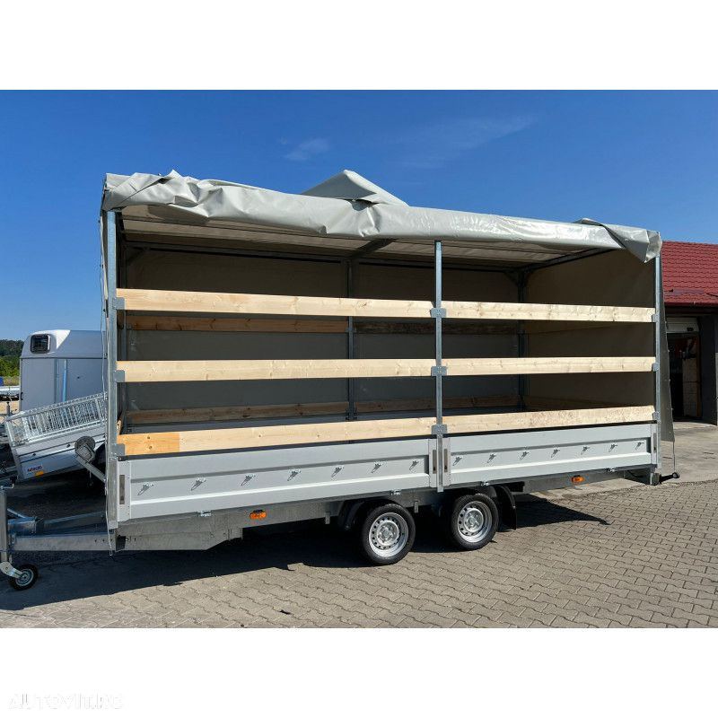 Autocar Remorca auto platforma universala trailer cu prelata 1500-2700 de kg - 9