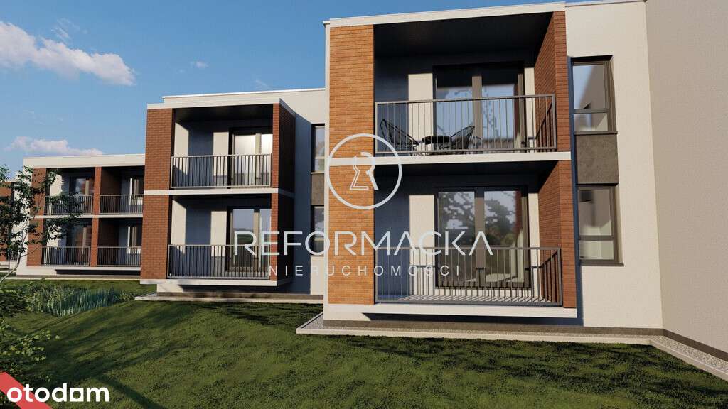 4 pokoje, 2 miejsca postojowe, ogród, taras. - Pełny obrazek: 1/6