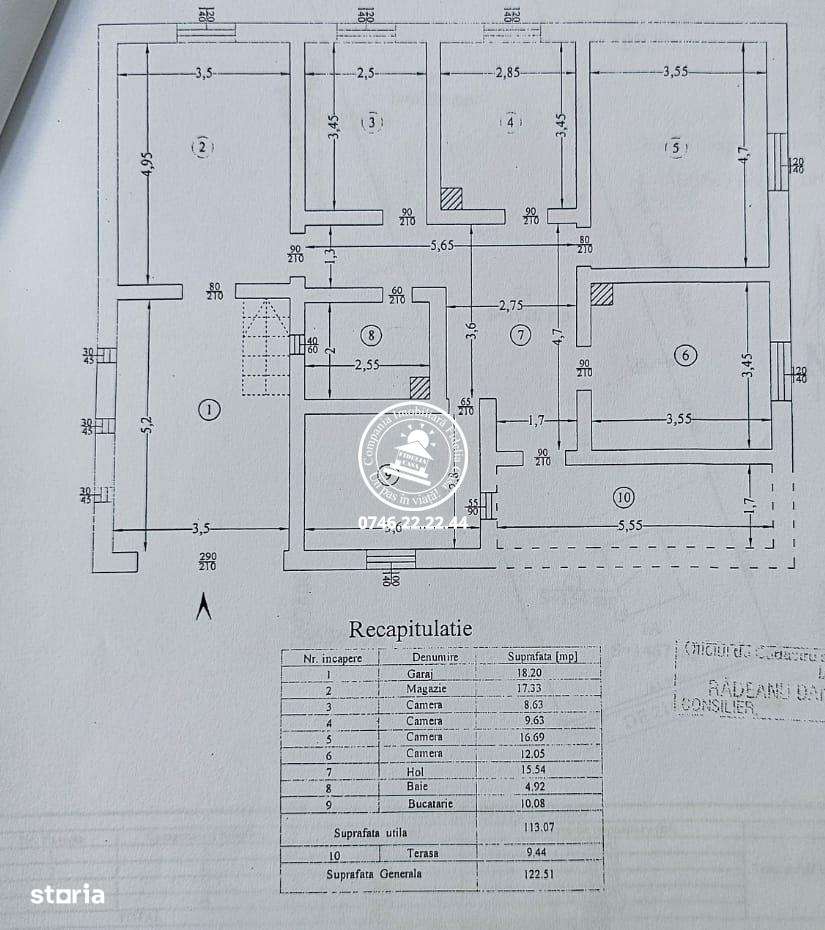 Teren intravilan Aroneanu 6.650 mp,la asfalt,toate utilitatile - Imagine principală: 2/4