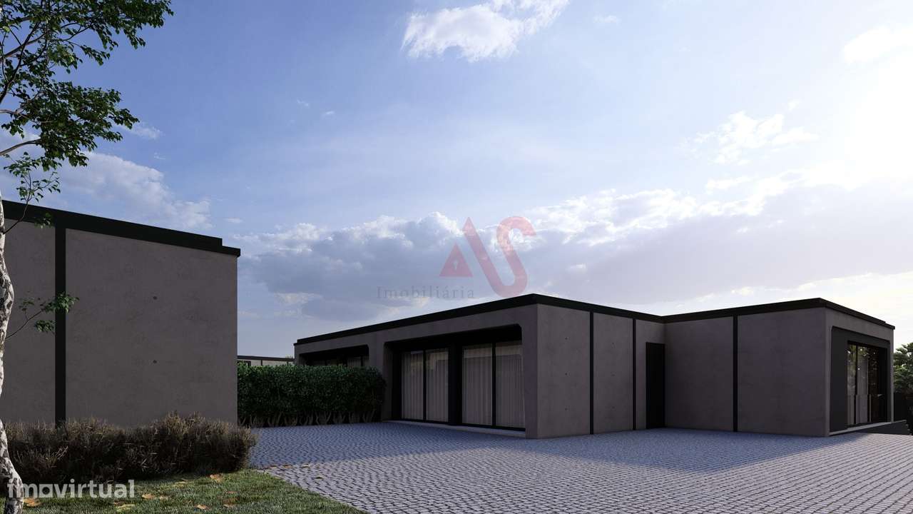 Moradia Térrea T3 com Piscina | Nova | Leitões, Guimarães-6