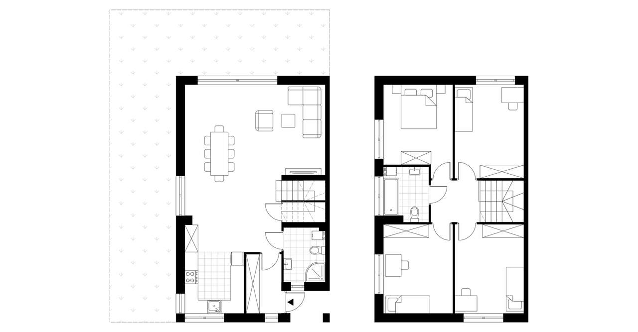 5-pokojowy dom 120m2 + ogródek Bezpośrednio - Pełny obrazek: 3/8