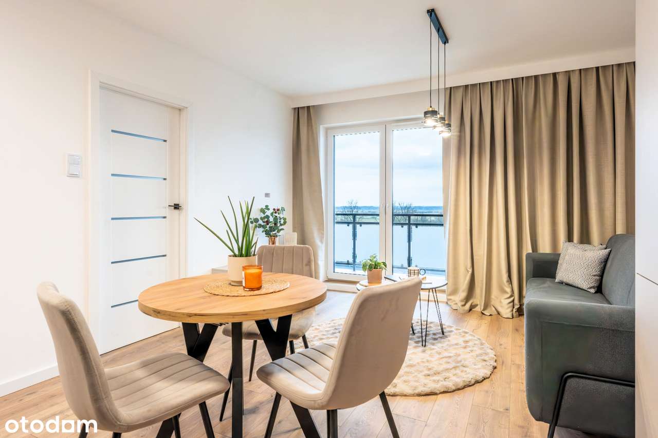 Nowoczesne 2-pokojowe mieszkanie z balkonem + piwnica + klimatyzacja-0