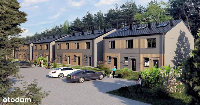 Nowoczesny dom w zabudowie szeregowej 100 m² | 4 pokoje | Bez PCC-0