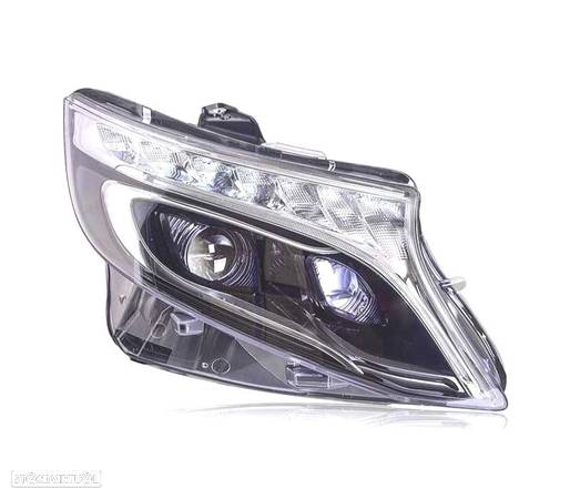 FARÓIS FULL LED PARA MERCEDES VITO V CLASSE W447 14-20 - 4