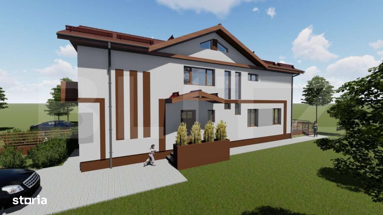 Duplex 4 camere, 140 mp utili, suprafata teren 300 mp, Giroc - Imagine principală: 4/6