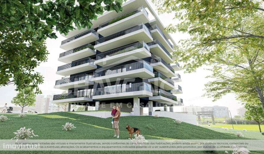 T0 Novo c/ Varanda e Lugar de Garagem na Asprela - Grande imagem: 3/14