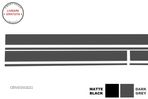 Set Stickere Gri Inchis Mercedes CLA W117 C117 X117 (2013-2016) A-Class W176 (2012- livrare gratuita - 4