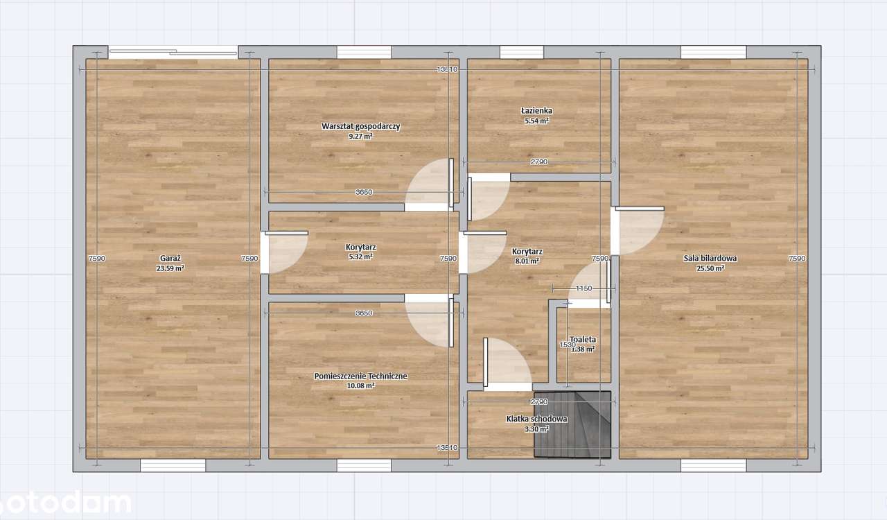 Klimatyczny dom z basenem i salą bilardową-19