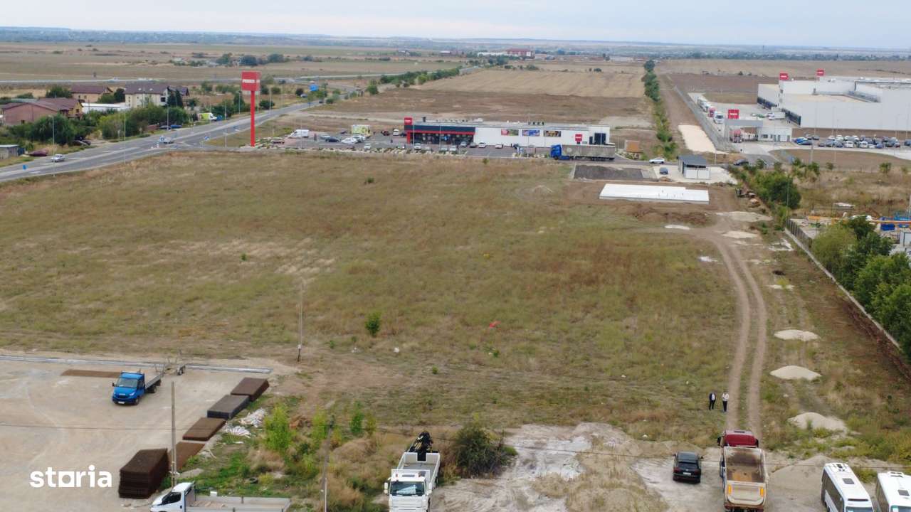 Teren 6147 m.p. Mihailesti Penny - dubla deschidere - Imagine principală: 1/14