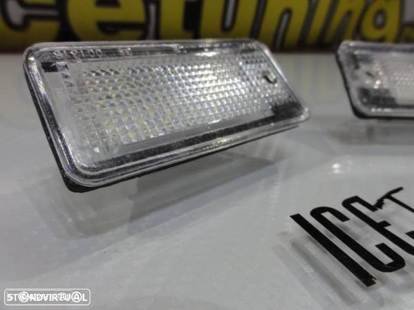 Suporte De Lâmpada De Matricula Com Led Branco Para Audi A3 8P, A4 B6, B7, A6 4F, A8, Q7, A5 - 5