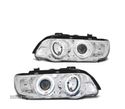 FARÓIS ANGEL EYES PARA BMW X5 E53 99-03 CHROME CROMADO - 2