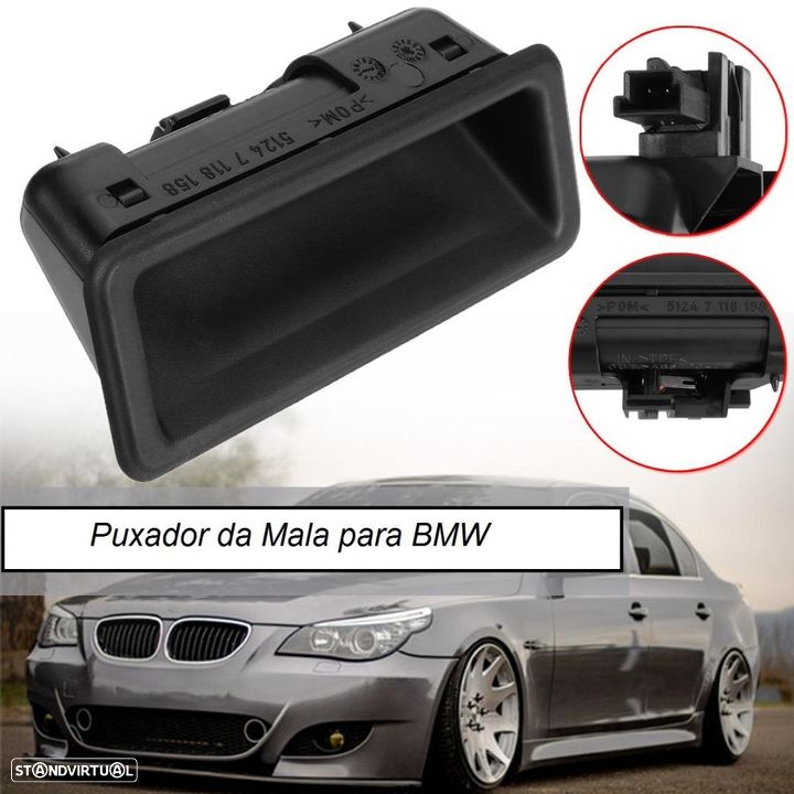 Peça - Puxador Fecho Pega Mala Bmw E60, E61, E70, E71, E82, E88. E9