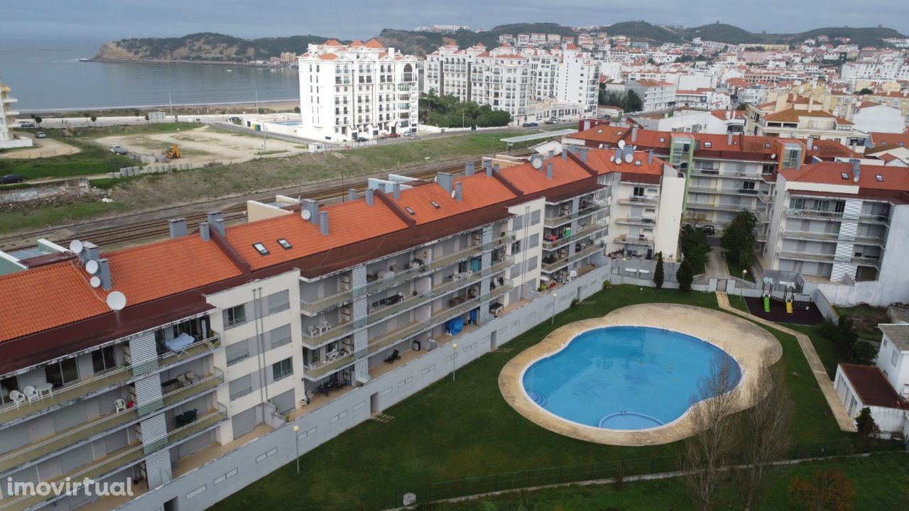 Apartamento T1 para férias com piscina a 5 minutos a pé da praia