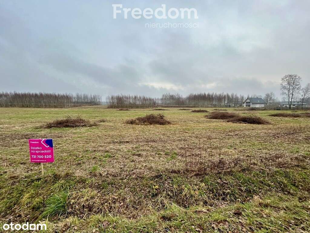 Działka budowlana w Tyborowie - Pełny obrazek: 4/5