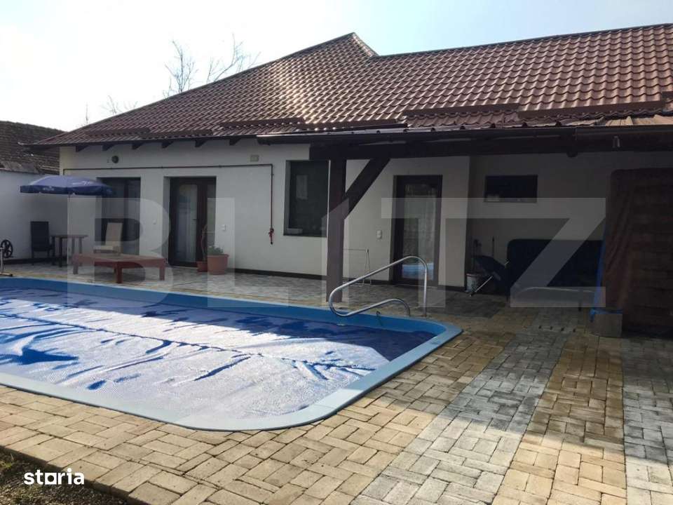 Casa Moderna cu Piscina, Foisor si Teren Generos-Teaca - Imagine principală: 5/19