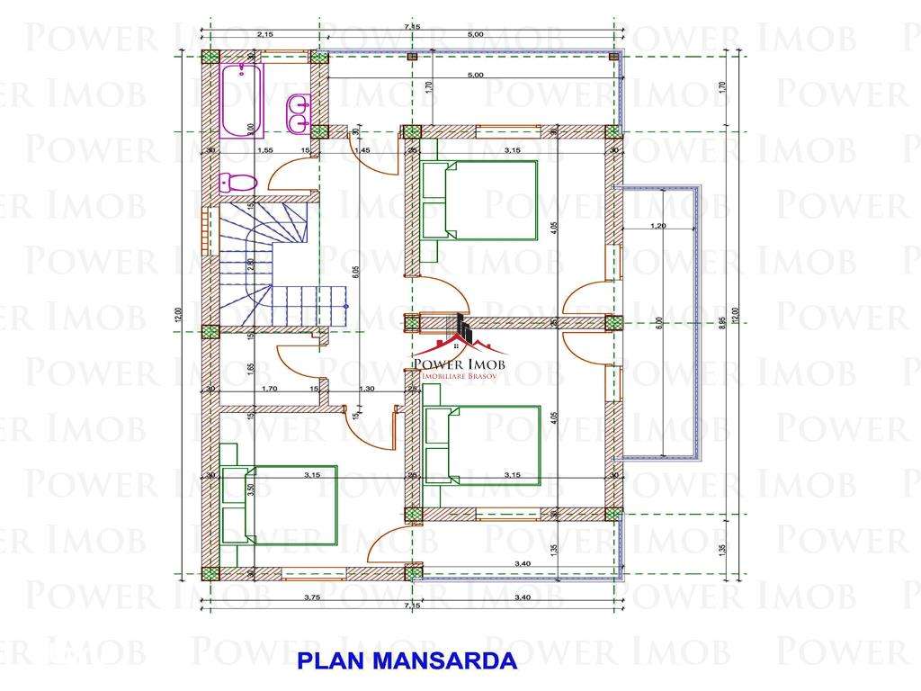 Casa 4 camere, intabulata in Sanpetru, zona Subcetate Residence-12