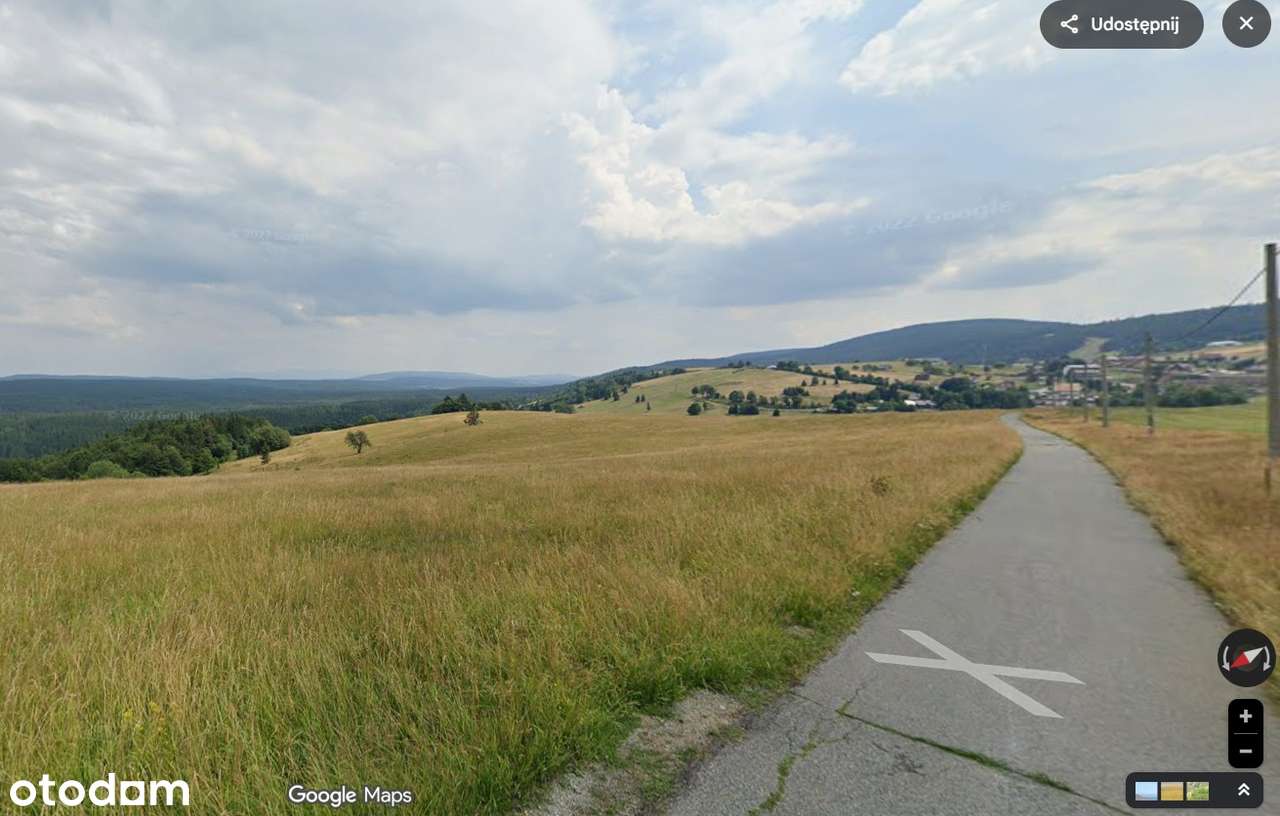 Na Sprzedaż  Pięknie Położona Działka Budowlana w Zieleńcu - Pełny obrazek: 2/7