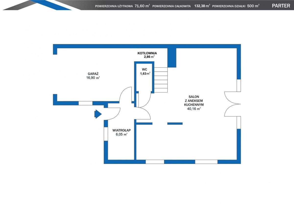 Dom w zabudowie bliźniaczej w Kobysewie-4
