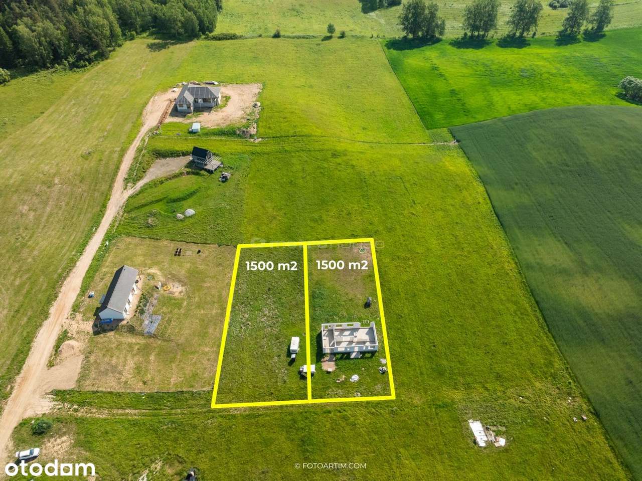 Działka budowlana pod Olsztynem 15 arów Jonkowo - Pełny obrazek: 4/10