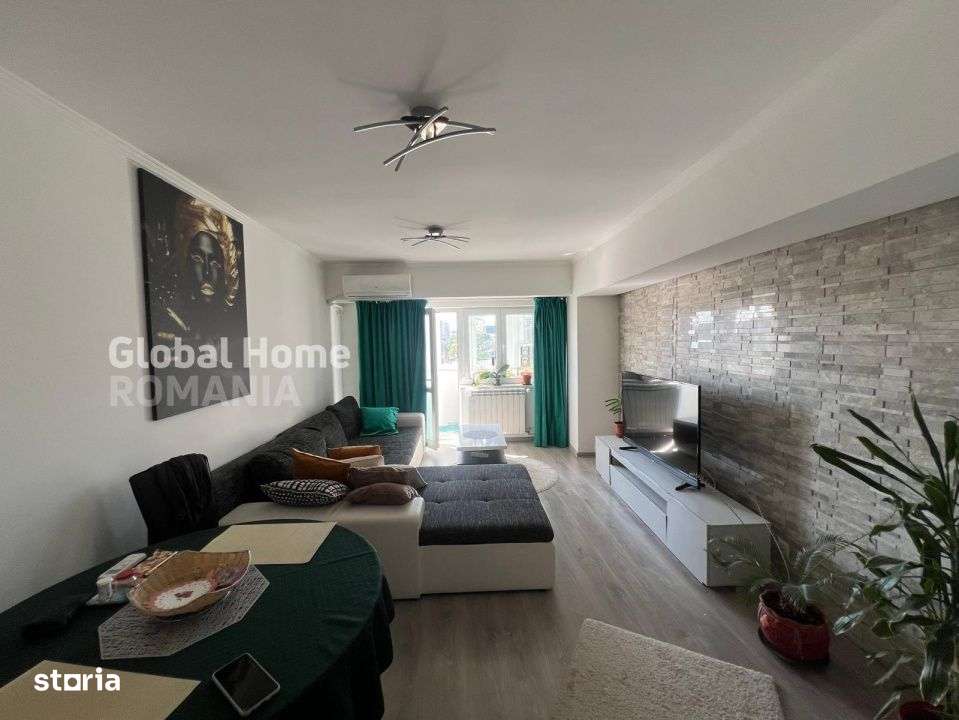 Apartament 3 camere P-ta Alba Iulia| 83 mp| Renovat-Mobilat-Utilat | V - Imagine principală: 2/19