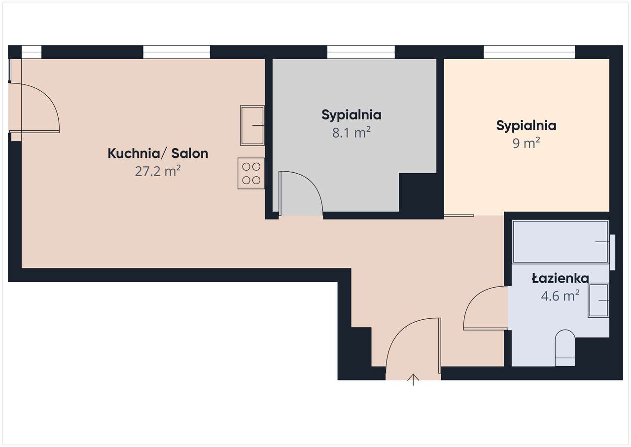 3-pokojowe mieszkanie "pod klucz" / wysoki standard-19