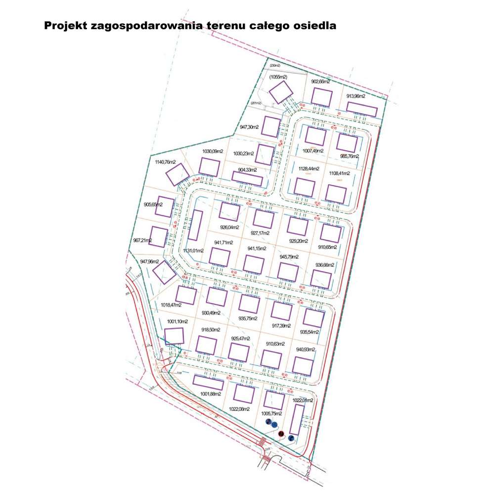 Grunt 4,6ha pod budowę 38 domów 2 mieszkaniowych (76 jednostek) - Pełny obrazek: 4/4
