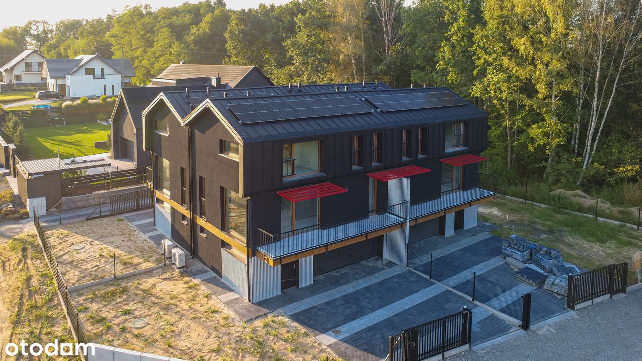 Nowoczesny Dom 120m^2 w zabudowie bliźniaczej, spokojna okolica