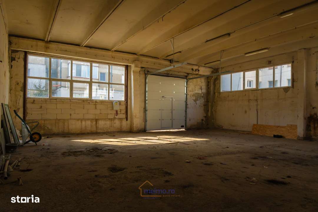 Hala de 307 mp – pozitie strategica intre Gara si Școala Nr. 2-6