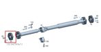 MERCEDES GLC GLE GLS E-KLASA C-KLASA SL S-KLASA Przegub elastyczny walu OE - 2