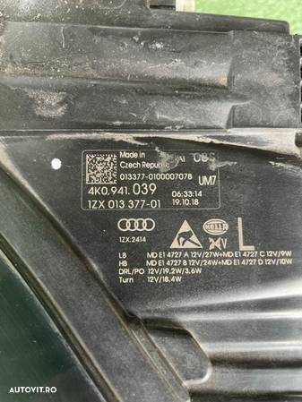 Far stanga Audi A6 C8 Full led Matrix - 4