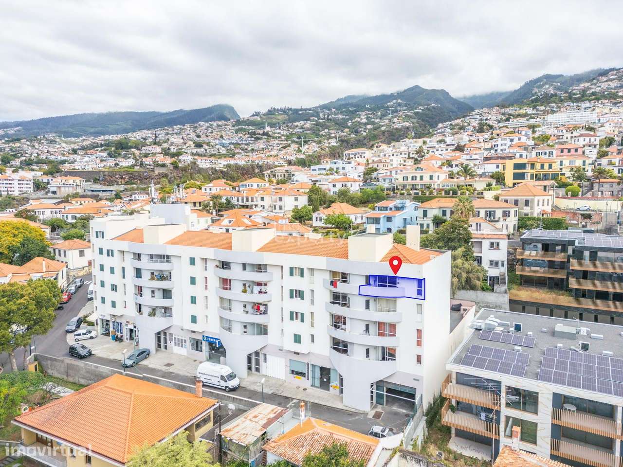T2 com Vista Porto do Funchal no Último Piso | Conde de Carvalhal, Mad