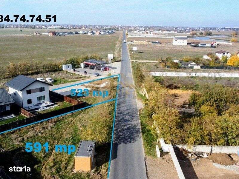 Teren ideal pentru casa sau spatiu comercial - comuna Berceni - Imagine principală: 4/4