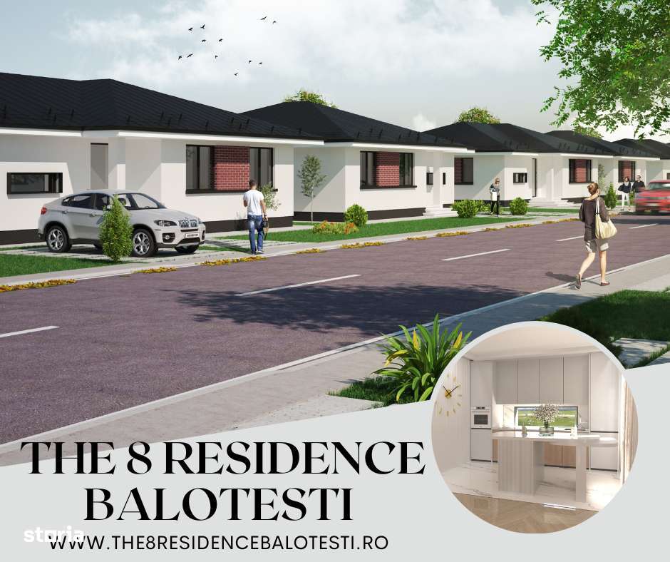 Casa individuala 4 camere Finalizata, TVA inclus, Balotesti-0