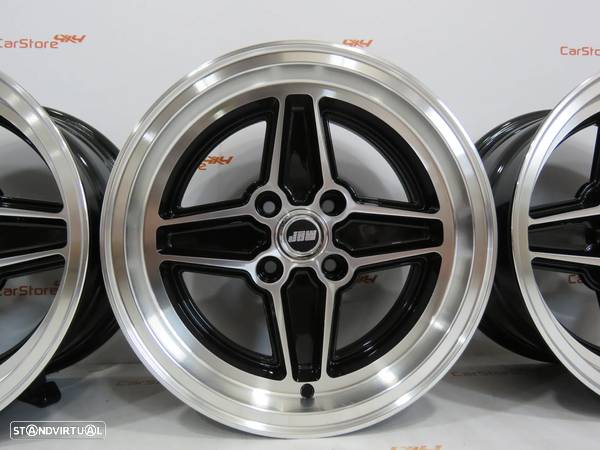 Jantes JBW RS4 Ford 15" x 7 et 5 4x108 Pretas - 3