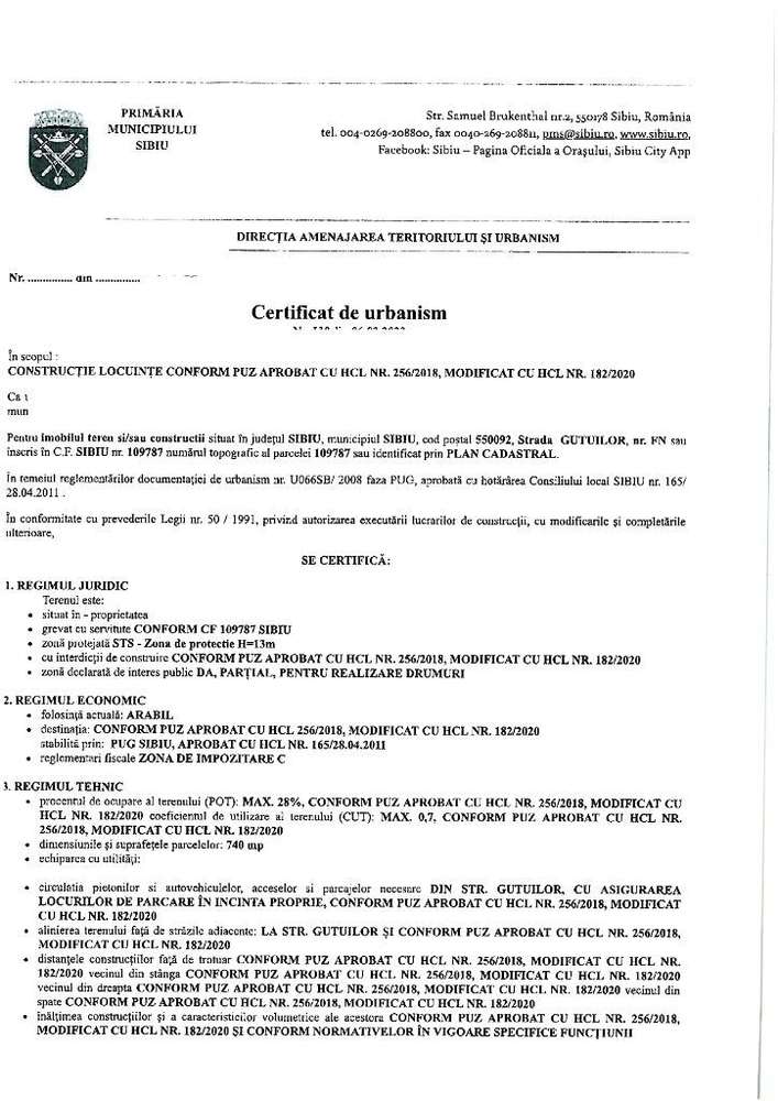 Teren intravilan de vanzare - str Gutuilor - constructie locuinta-2