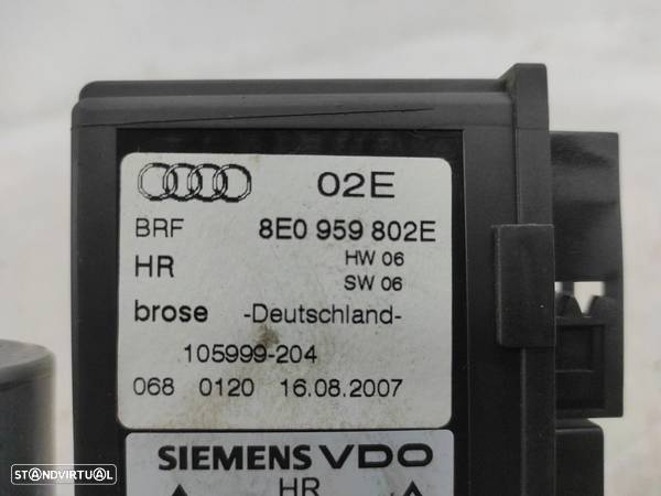 Motor De Elevador Trás Direito Audi A4 (8Ec, B7) - 5