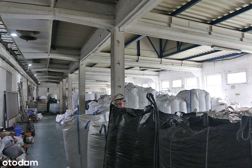 Hala 1220 m² z biurami i mediami – Chełmek-11