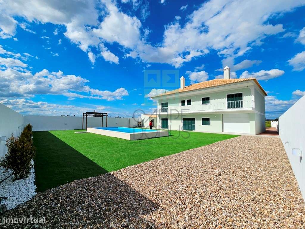 Excelente nova moradia T5 com piscina, em lote 7580m2, em Alpiarça,...-5