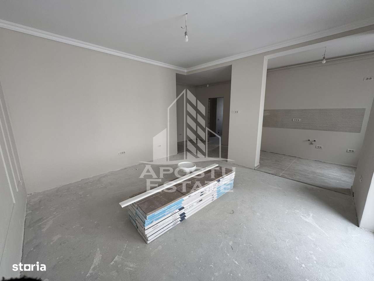 Apartamente cu 2 camere la etajul 1 complet finalizate in Braytim. - Imagine principală: 3/10