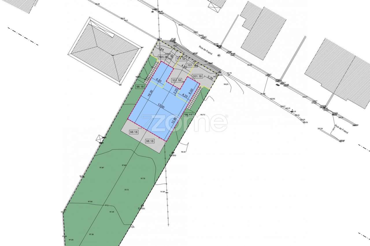Terreno para Construção com projeto aprovado em Sandim, V. N.de Gaia - Grande imagem: 2/19