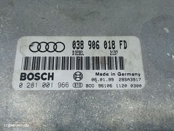 Centralina Do Motor  Ecu Audi A4 (8D2, B5) - 4