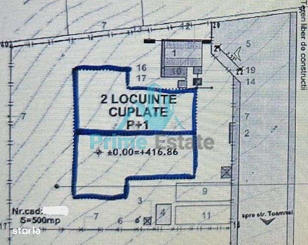 Teren cu autorizatie pentru duplex in Dezmir - Imagine principală: 5/8