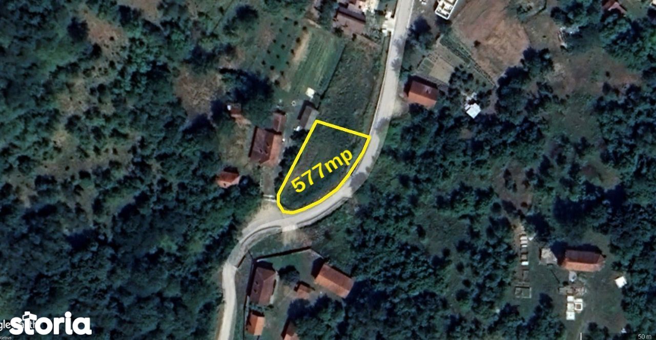 Teren intravilan 577mp sat Căoi acces asfalt ideal pentru casă, cabană