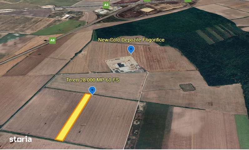 Vanzare Teren 28,000 MP Intravilan Tarla 8-Ștefanestii de Jos, Zona n - Imagine principală: 1/3