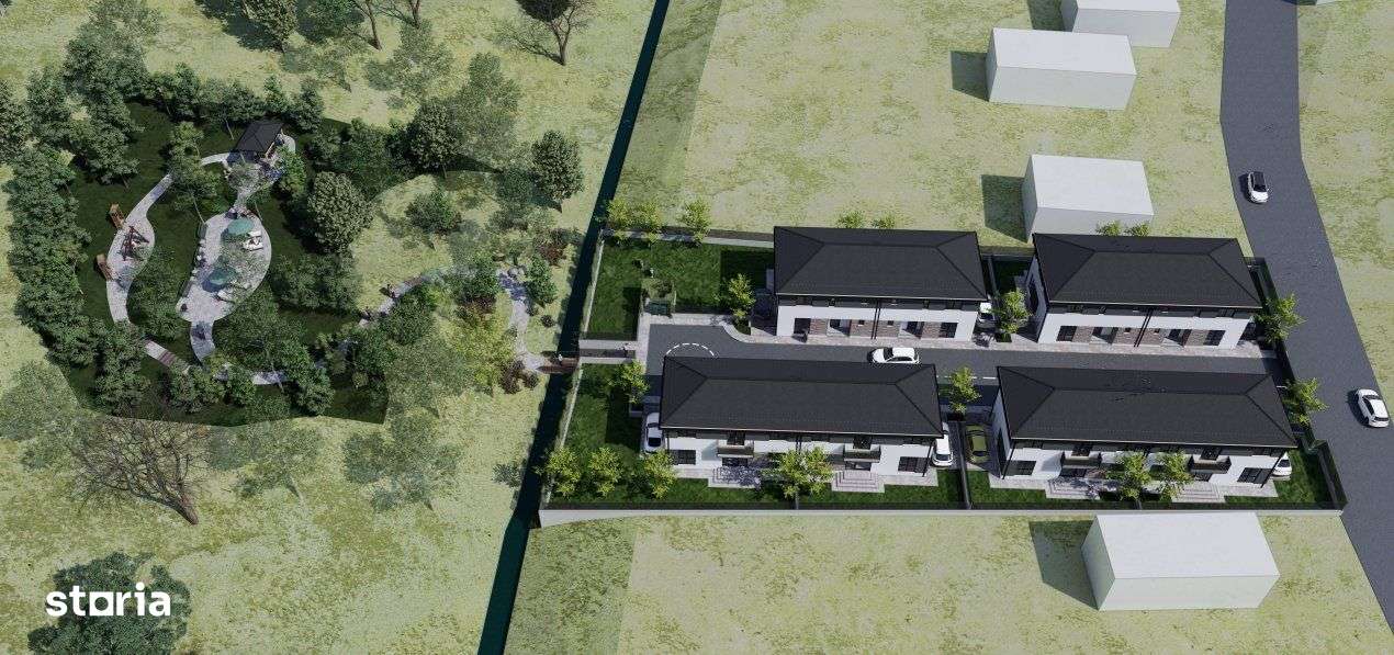 Ansamblu de case de vanzare Floresti zona Tauti finalizat-14