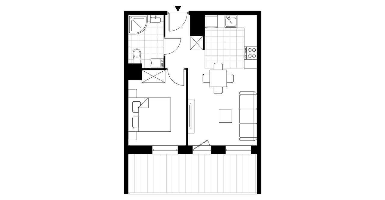 Osiedle Green Park | mieszkanie 2-pok. | 11_B22 - Pełny obrazek: 4/9