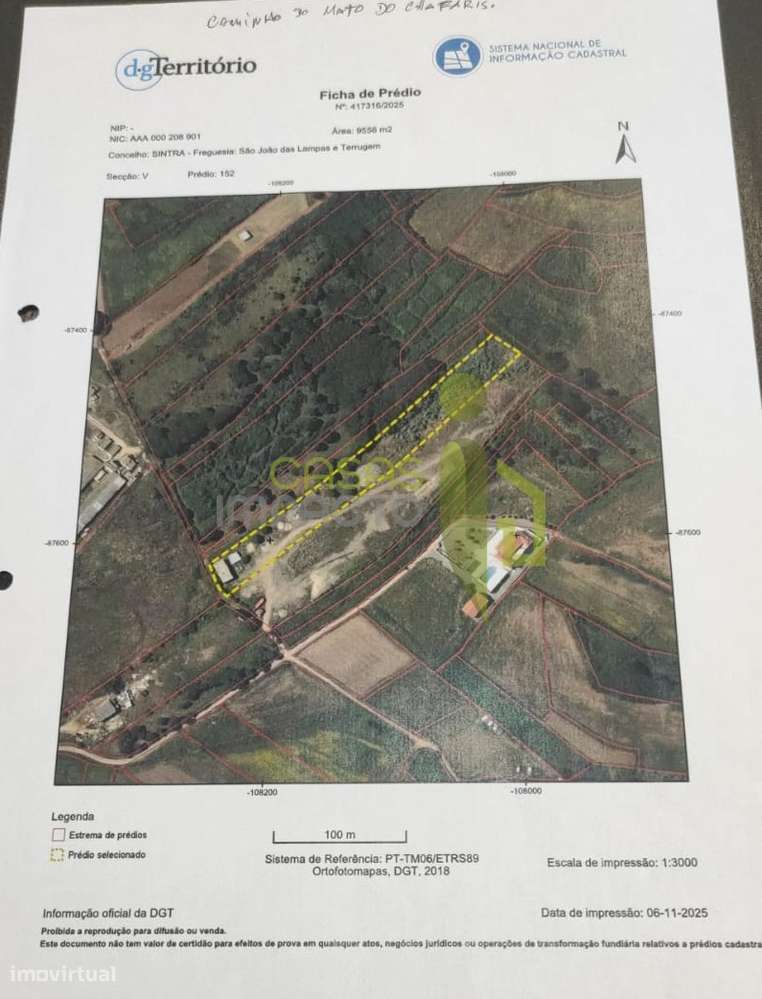Terreno Rústico com 9640m2 na Terrugem - Grande imagem: 4/13